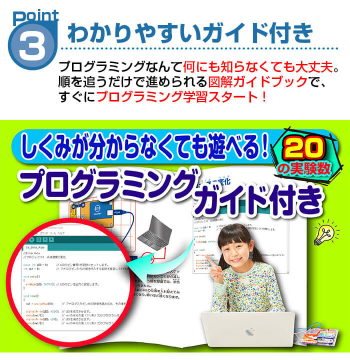 分かりやすいガイドブック付き
